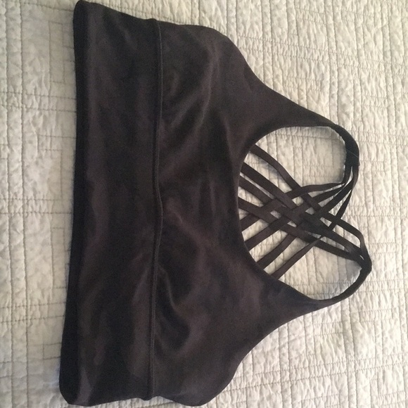 Lululemon black camouflage Free to be long line sports bra - Picture 2 of 3